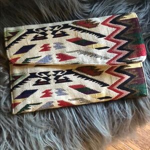 Aztec clutch/cross body purse